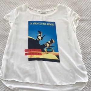 Beautiful message casual top Made in the USA